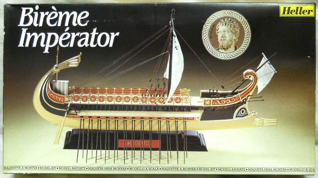 Heller 1/75 Roman Bireme Imperator, 884 plastic model kit